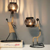 black metal candlestick holders online - papaliving