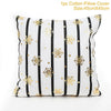 FENGRISE Cotton Linen Merry Christmas Cover Cushion - 45x45cm Size