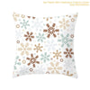 FENGRISE Cotton Linen Merry Christmas Cover Cushion - 45x45cm Size