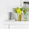 Modern Ceramic Golden Flower Vase Plant Pots for Home Decoration