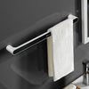 Load image into Gallery viewer, wall mounted towel rack with shelf - PapaLiving - Black Color