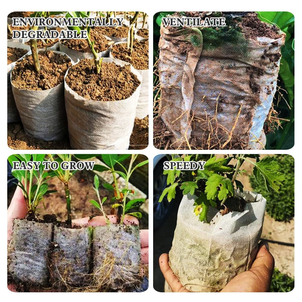 Non-Woven Fabric Nursery Grow Bags for Plants