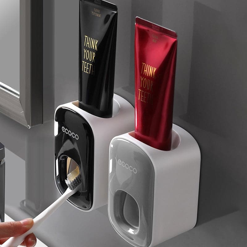 automatic toothpaste dispenser | wall mounted toothpaste dispenser | PapaLiving