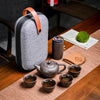 antique traveling tea set - travel tea set - papaliving