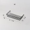 Hanging Rack Wall Display Art Storage Box Basket Mesh Shelf Rack Holder Organizer