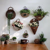 Hand Made Wicker Rattan Flower Basket Pot Planter Hanging Vase