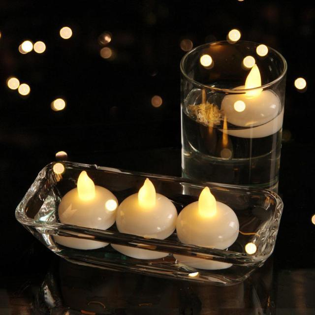 Flameless Floating Tealight Candles