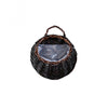 Hand Made Wicker Rattan Flower Basket Pot Planter Hanging Vase