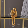Load image into Gallery viewer, Abstract Golden Sculpture