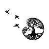 Tree Of Life and Birds Metal Wall Art Decoration