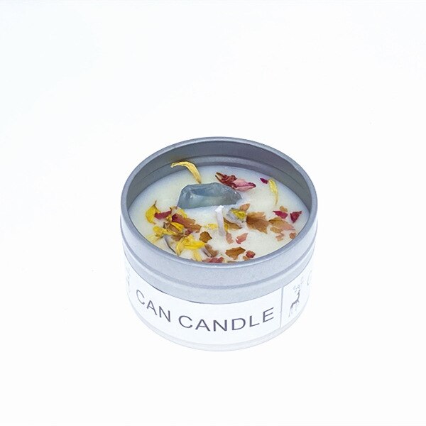 Scented Long Lasting Soy Candles Crystal Stone for Home Decoration