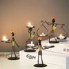 metal candlestick holder - black metal candlesticks