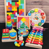  Montessori Wooden Toys Rainbow Blocks for Kids - PapaLiving