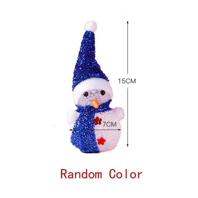 Solar Christmas Lights Snowman - LED Lamp Solar Lighting for Garden Christmas Decor
