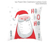 FENGRISE Cotton Linen Merry Christmas Cover Cushion - 45x45cm Size