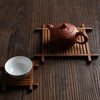 Wood Placemat Coaster Kitchen Table Bowl Mat Durable Hand Woven Insulation Coffee Cup Coaster Tea Ceremony Accessoriess Supplies