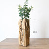 Handmade Solid Wood Geometric Vase