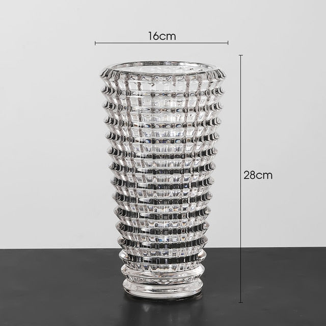 Lux Style Crystal Vase Decoration