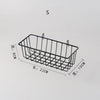 Hanging Rack Wall Display Art Storage Box Basket Mesh Shelf Rack Holder Organizer