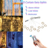 Colorful Curtain Lights for bedroom | Outdoor and Indoor led Curtain Lights | Papaliving