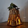 Handmade Solid Wood Geometric Vase