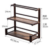 Desktop Bogu Frame Solid Wood Table Tea Set Purple Clay Pot  Frame Display Room Storage Bamboo Trays Decorative Coffee Holder