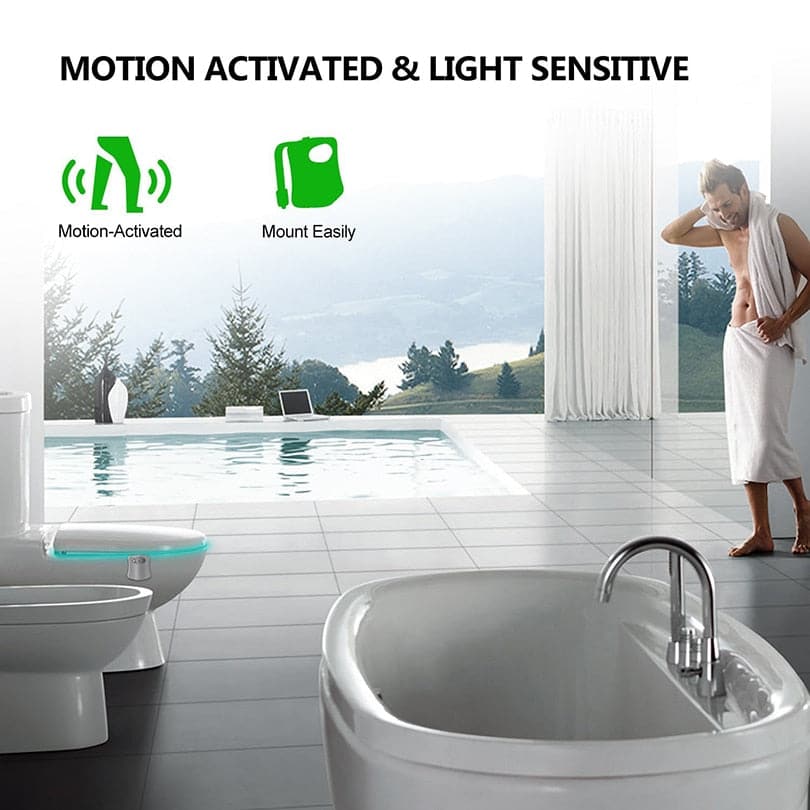 smart bathroom toilet night light Online at papal