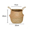 Seagrass Flower Pot Basket - Hanging Planter Garden Flower Vase