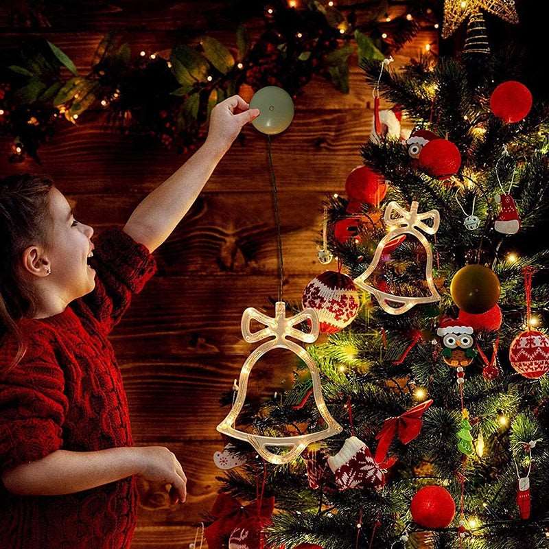 Christmas Suction Cup Light Window Backdrop Decoration For Indoor