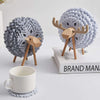 Anti-Slip Sheep Coaster Set for Kitchen