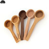 1pc Chinese Kung Fu Bamboo Tea Coffee Spoon Home Wooden Measuring Spoon Tea Coffee Scoop Sugar Spice Measure Spoon MeasuringTool