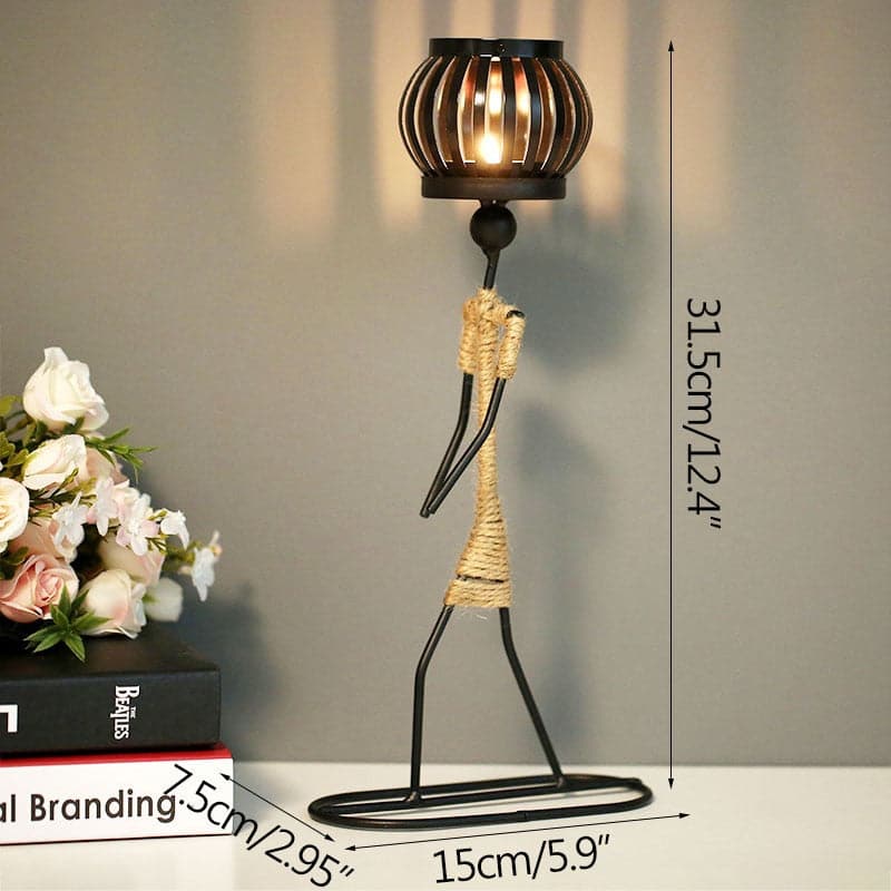 antique metal candlesticks - tall metal candlesticks - papaliving