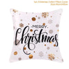 FENGRISE Cotton Linen Merry Christmas Cover Cushion - 45x45cm Size