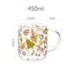 450ml Creative Panda Glass Mug