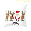 FENGRISE Cotton Linen Merry Christmas Cover Cushion - 45x45cm Size